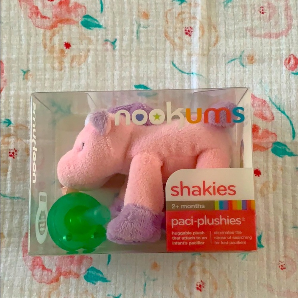 Nookums Unicorn Paci-Plush - Never Opened